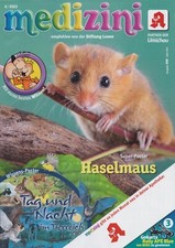 Medizini Apothekenzeitung 6/2023  Poster Haselmaus  - Tag + Nacht im Tierreich