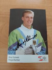 Autogrammkarte  Arnd Schmitt  / Degenfechten