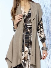 NEU STRICKWESTE ZIPFELLOOK