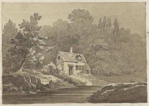 Cottage fluss severn der - am,