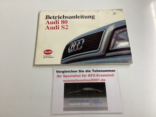 Audi bordbuch - 80,