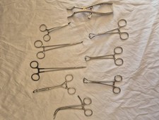 „Chirurgische Instrumente Set– Aesculap / Dräger&Heerhorst– Klemmen, Zangen Etc.
