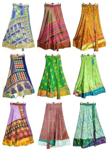 Indische vintage seidenröcke - indische,