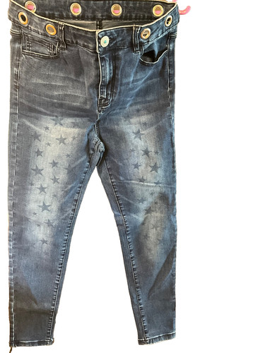 Desigual damen jeanshose blau - damen-jeanshose,