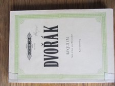 Dvorak Requiem Klavierauszug