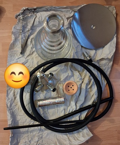 Aladin edelstahl shisha - shisha, +