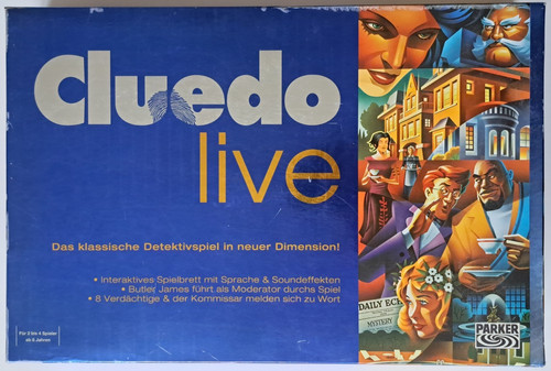 Cluedo live von parker - live,