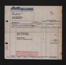 MÜNCHEN, Rechnung 1950, Rotti