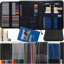 Skizzier- und Malset im Koffer