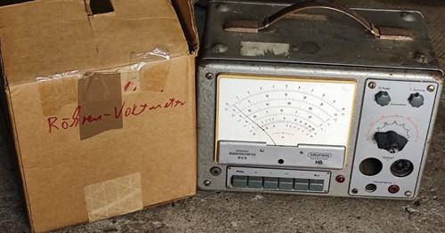 Grundig messgerät rv3 - messgerät, –