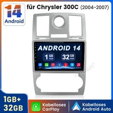 Android 14 Autoradio FM Für Chrysler 300 300C 05-2010 9" 1+32GB NAVI GPS Carplay
