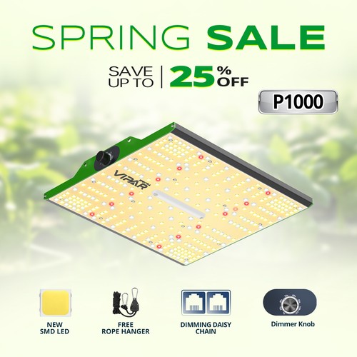 Viparspectra p1000 led grow - led,