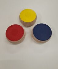 3 Kloats mit Bleikern in Rot,Blau u.Gelb / Boßeln / Kloatscheeten / Kloat