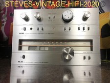 Akai AM-2250 Integrated Amplifier + AT-2250 Stereo Tuner 1978 SERVICED L@@K RARE