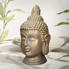Buddha Kopf Statue Dekofigur