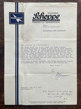 Briefkopf Schuhhaus Schoppe in