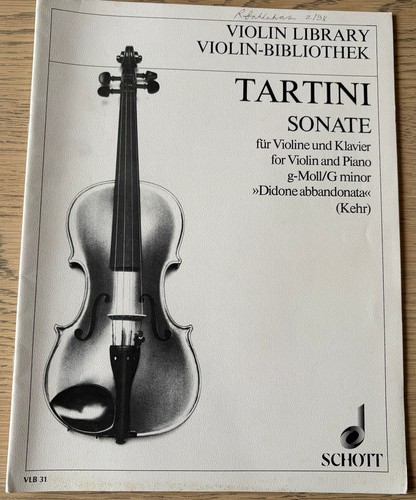 Tartini sonate für violine - tartini,