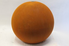 Große 48 cm Ø Brunnenkugel aus CORTENstahl vorgerostet DIY Springbrunnen Deko