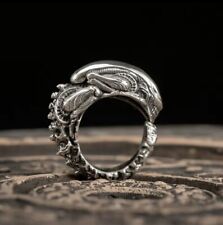 Alien Xenomorph Ring HR Giger Style Aliens Sammlerstück Schmuck Größenveränderbar Neu