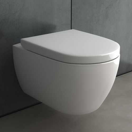 Spülrandlose toilette hänge - spülrandlose,