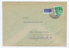 Bizone/Bauten,Mi. 80wg EF, Wuppertal/Ronsdorf 29.4.49