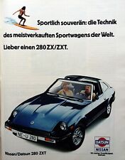 Nissan / Datsun 280 ZX / ZXT, originale Werbung aus  1982