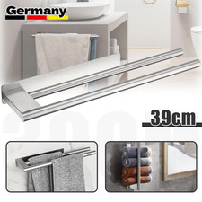 Handtuchhalter ohne Bohren Doppelt 304 Edelstahl, Handtuchstange Zweiarmig