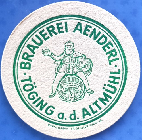 Alter bierdeckel brauerei - alter,