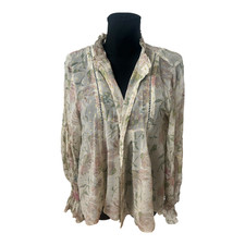 Zara Bluse Damen Gr S Creme