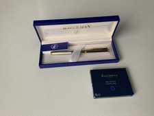 Waterman Füllfederhalter sterlingsilber mit 18 K Goldfeder