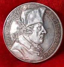 Medaille 200. Geburtstag Friedrich der Grosse 24.Januar 1912- Historischer Token
