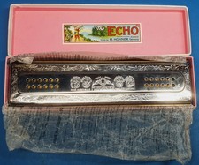 Mundharmonika, Hohner 57/120 M, Echo Bell Metal Reeds C, G, mit OVP