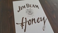 A4 JIM BEAM HONEY Schablone