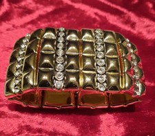 Modeschmuckset Armband und Kette, goldfarben 