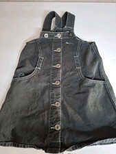 Mädchen Jeans Latzrock Gr