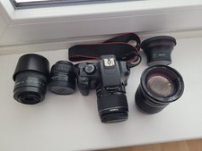 Canon EOS 1100D Spiegelreflexkamera und 4 Objektive 