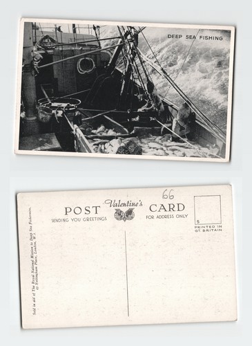 Vintage postkarte hochsee - vintage,