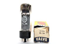 Valvo / Mullard EL34 / 6CA7, Audio Power Amplifier Tube, Xf2 Code, O-Getter, NOS