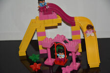 LEGO® DUPLO - Spielplatz - XXL Rutsche - Schaukel - 3 Kinder - Blumen - TOP