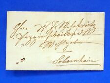 ALZEY 1838 - Botenbrief, Rechnung an Wehrfritz SOBERNHEIM - WZ Wehrfritz  1G