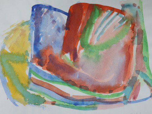 Lehmphul aquarell expressive - aquarell,