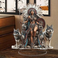 Acryl-Indianer-Schreibtischdek