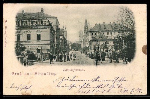 Ansichtskarte straubing - ansichtskarte,