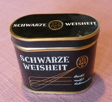 Zigarrendose Schwarze Weisheit vintage
