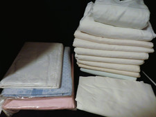 Bettbezüge 14 Teile 130x180cm + Leintücher 3 Teile 120x180cm Leinen/Baumwolle