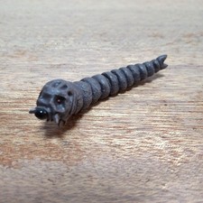 2025 Deagostini 3" Mothra Larva 1964 Figur Godzilla Toho Monsters Collection