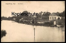 ALTE POSTKARTE ANGERBURG AM HAFEN OSTPREUSSEN 1915 Wegorzewo Ungura Unguris Ansi