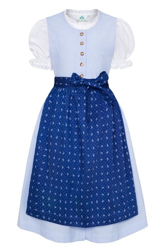 Kinderdirndl catarina hellblau - catarina,