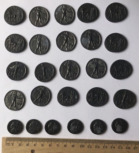 26x antike münzen - 26x,