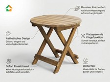 Gartentisch rund Ø 46x45 cm